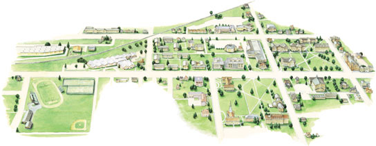 Dickinson Campus Map