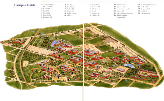 Rowan University Campus Map